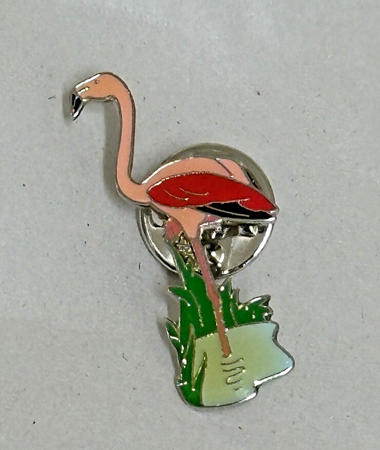 Pink Flamingo  Pin Tie Tack Flamingo  Lapel Hat Pin