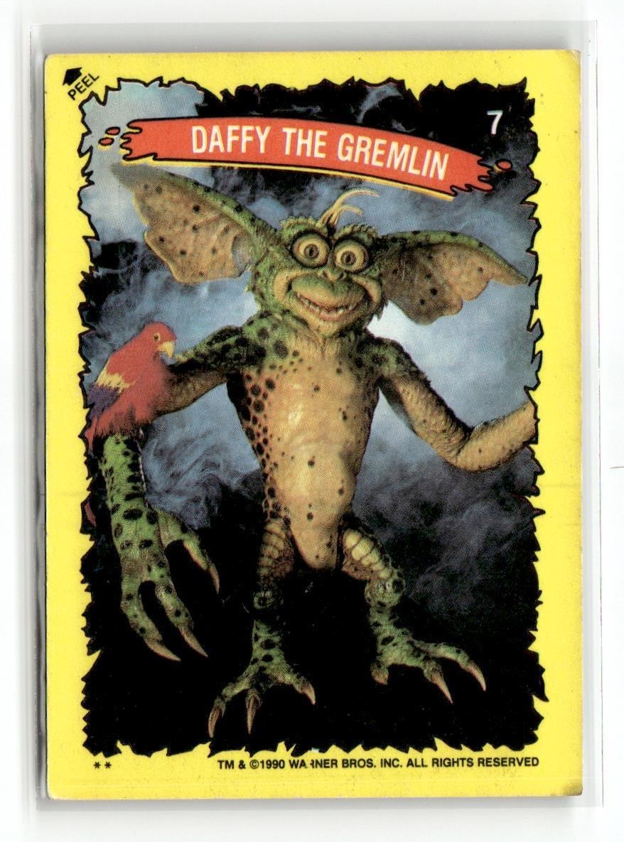 1990 Topps Gremlins II the New Batch Card Sticker