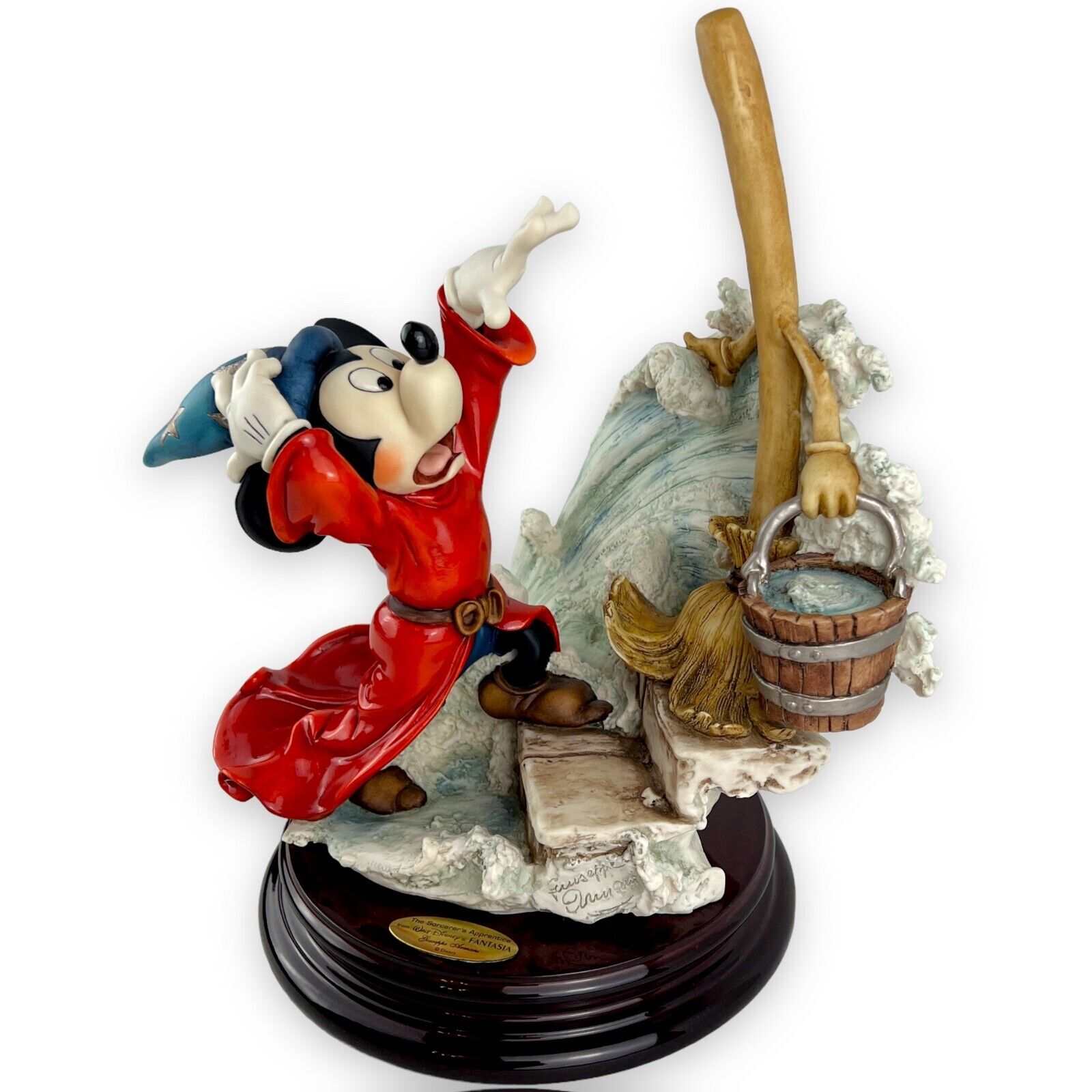 GIUSEPPE ARMANI DISNEY Mickey Mouse Sorcerer\'s Apprentice Signed Coin Box Mint