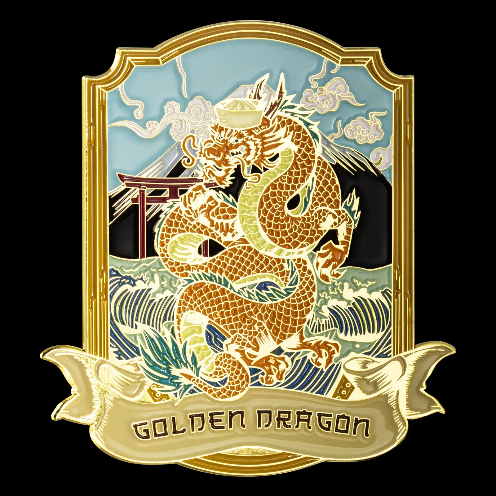 Golden Dragon Challenge Coin Golden Dragon Challenge Coin