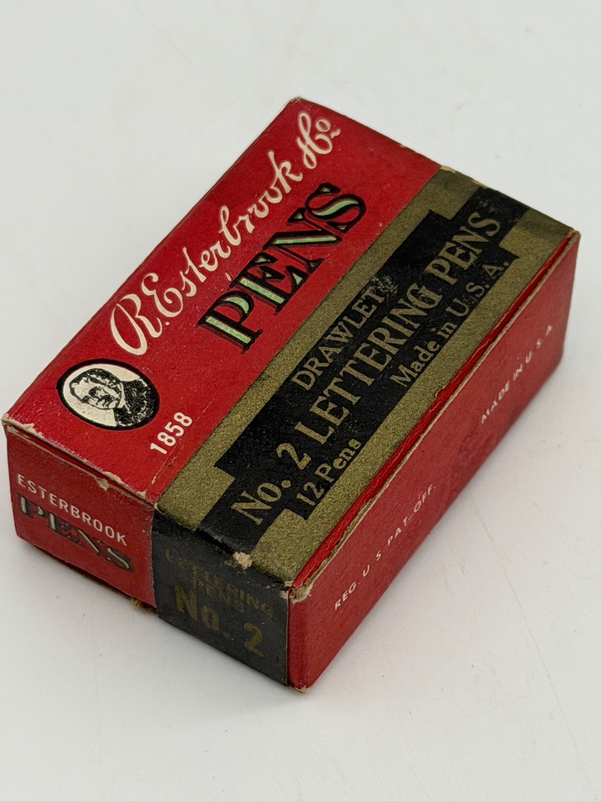 VTG R. Esterbrook No. 2 Drawlet Lettering Pens Nibs 12 Count (Sealed)