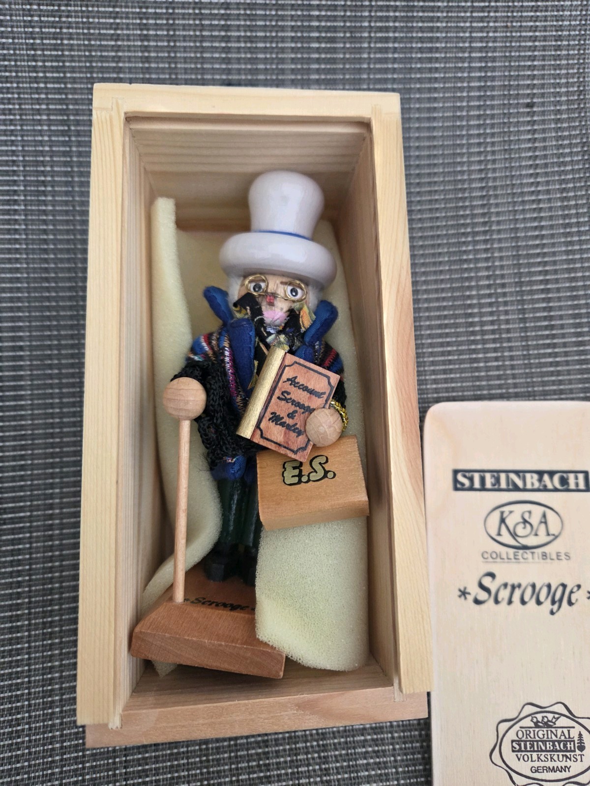 Steinbach Signed Mini Ebenezer Scrooge 5.5\