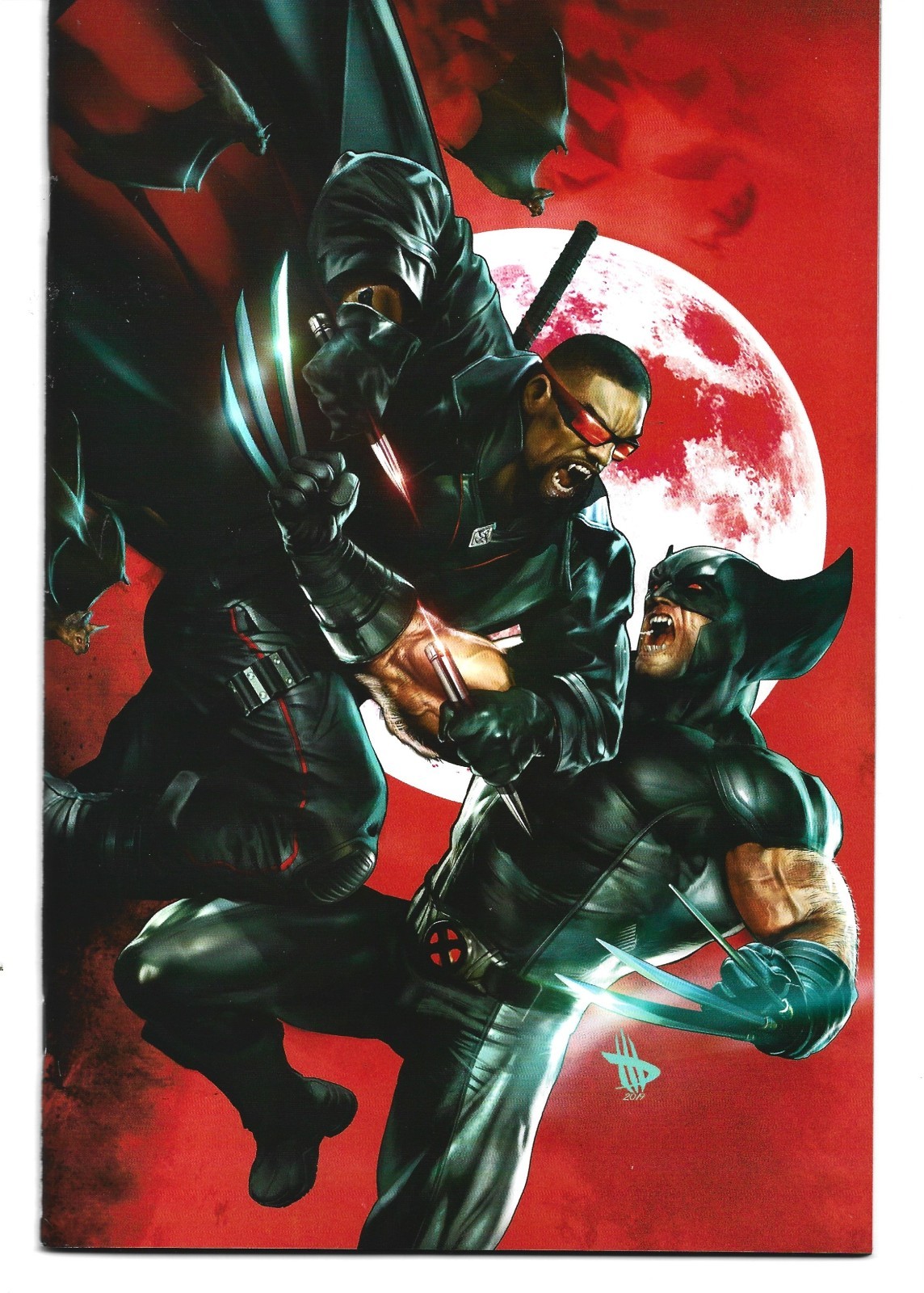 Wolverine vs Blade #1 Dave Wilkins Virgin Variant Unknown Comics Elite 2019 NM
