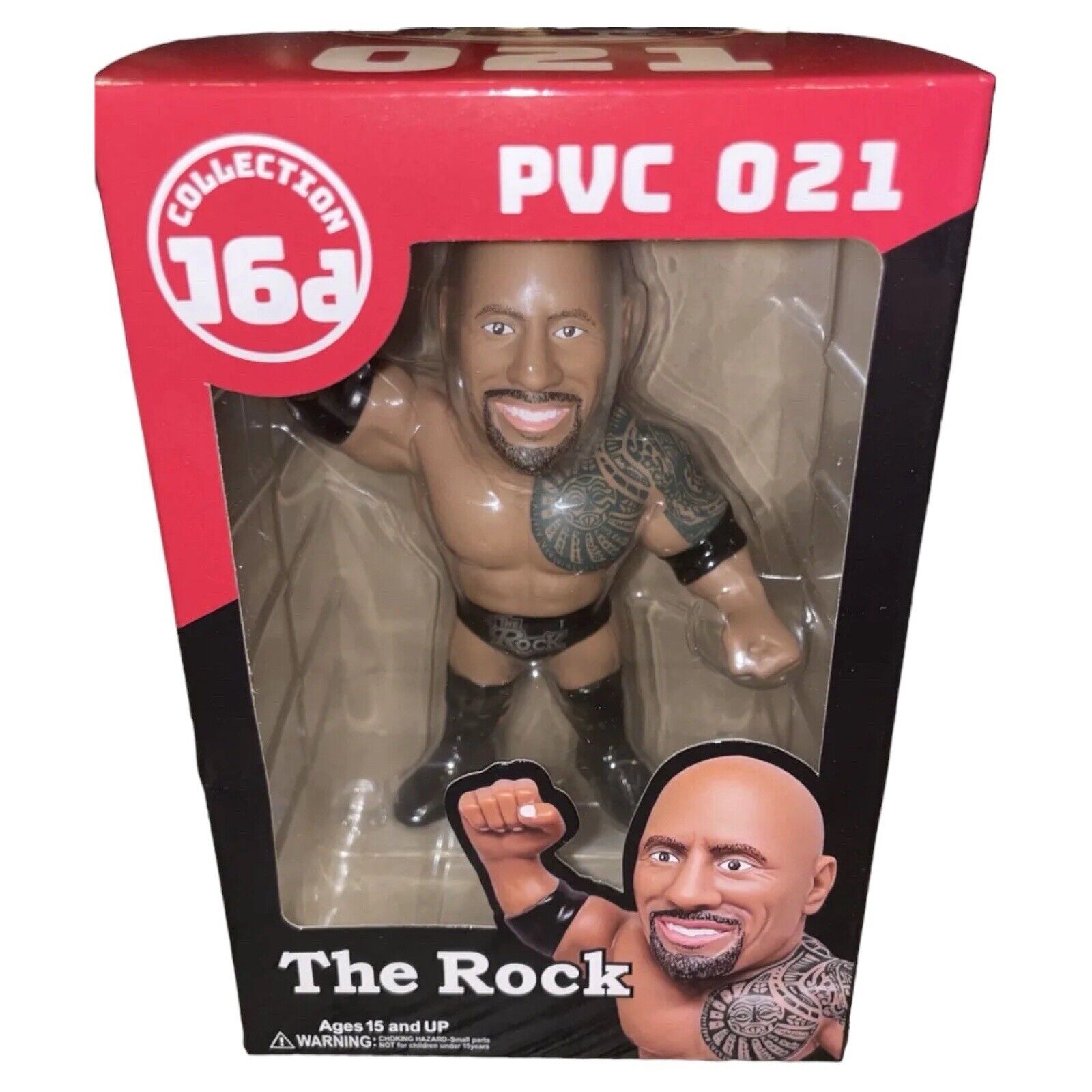 Dewayne Johnson The Rock WWE Series PVC 021 16D Collection 5” Vinyl Figure 