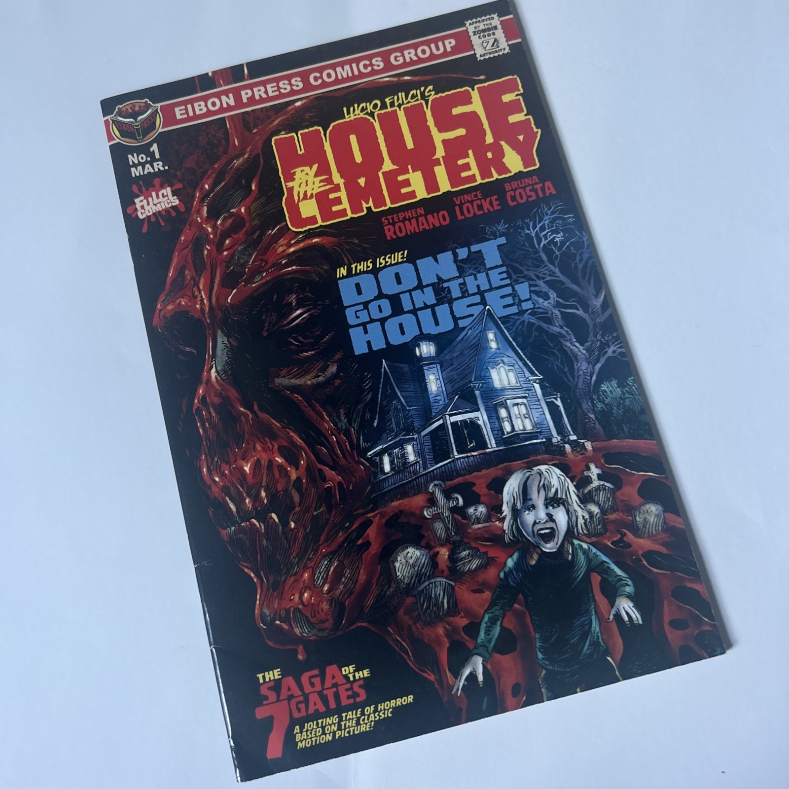 Vinegar Syndrome Eibon #1 House By the Cemetery Graphic Novel-Lucio Fulci-Don\'t