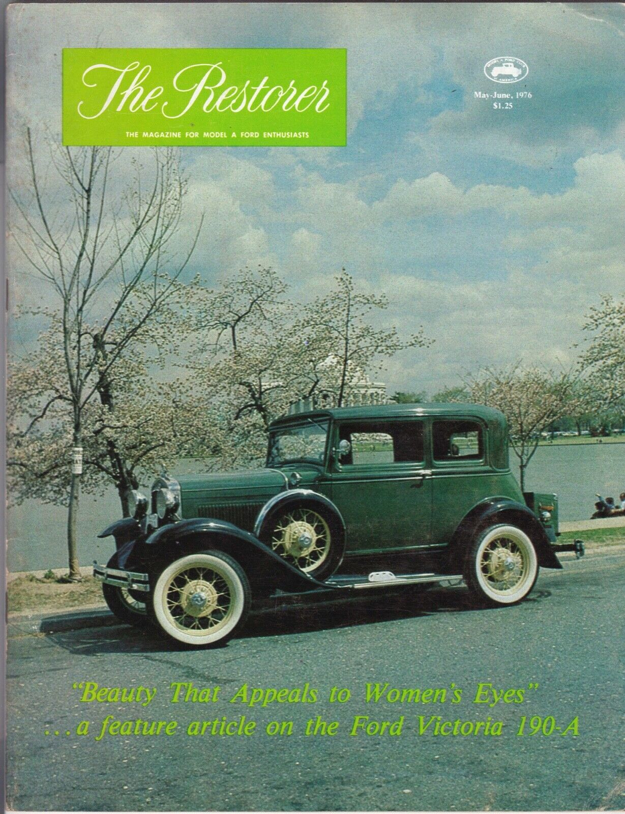1931 (190-A) VICTORIA - THE RESTORE CAR - CHERRY BLOSSOM FESTIVAL IN WASHINGTON