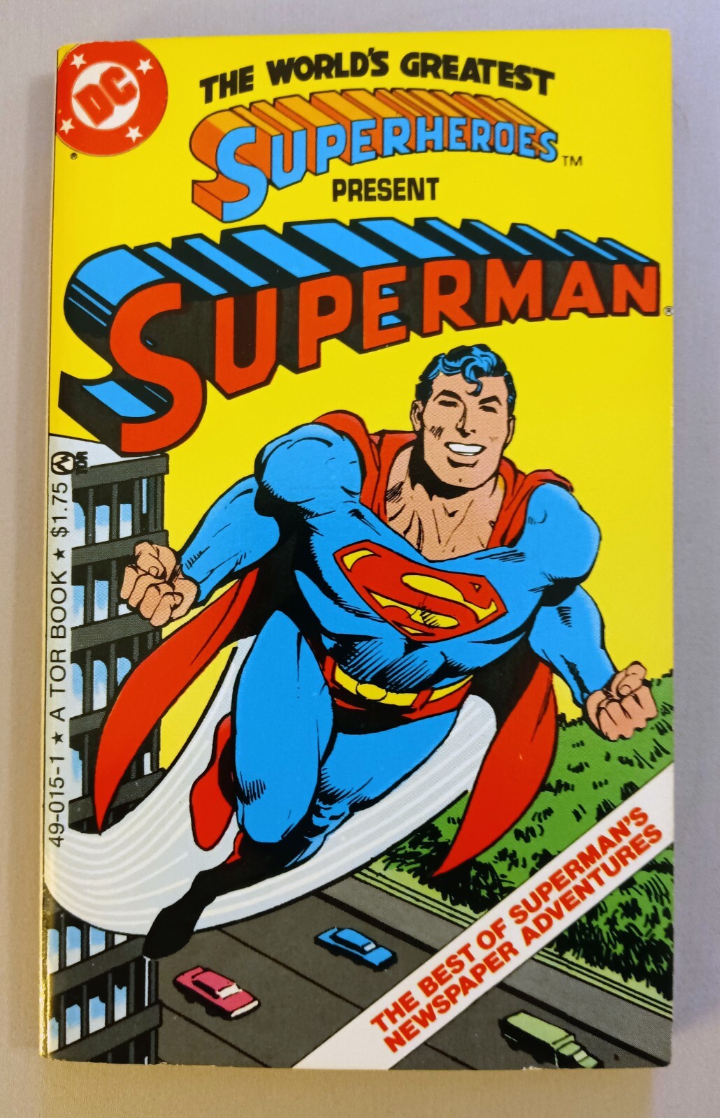 WORLD\'S GREATEST SUPERHEROES PRESENTS SUPERMAN, PAPERBACK, PB, 1ST, DC, TOR 1982