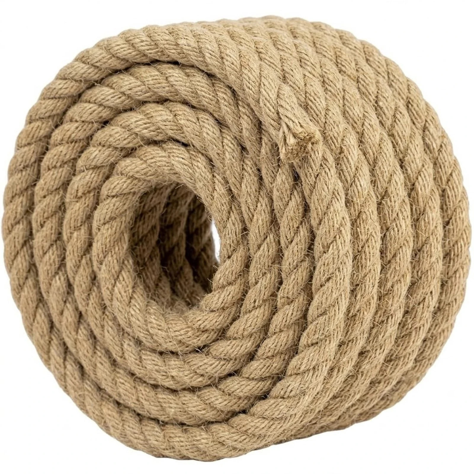 Natural Jute Rope (3/4 Inch x 25 Feet) Thick Hemp 3/4 x 25 Feet, Brown Natural Jute Rope (3/4 Inch x 25 Feet) Thick Hemp 3/4 x 25 Feet, Brown