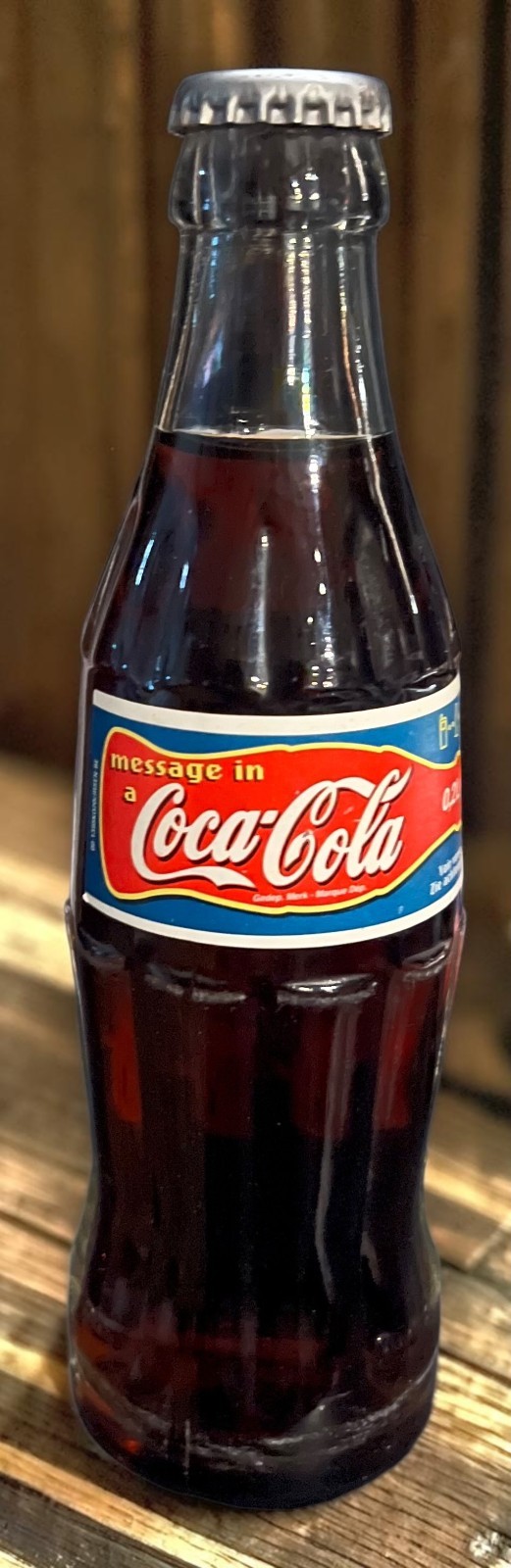 Coca-Cola 2016 Message In A Bottle Promo Euro Belgium Dutch 0.2L