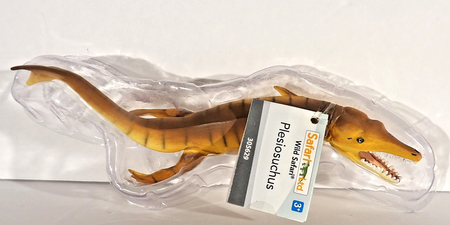 Safari Ltd Plesiosuchus 305629 Prehistoric Marine Dinosaur New with Tags RARE