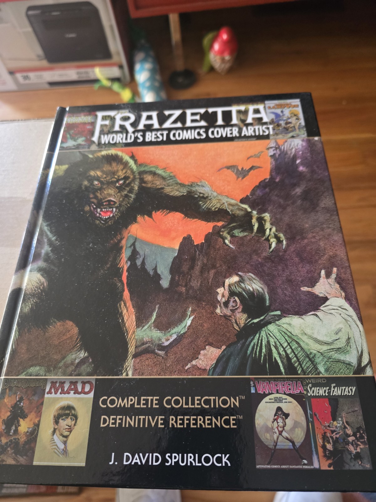 Frazetta World\'s Best Comics Cover Artist Hardcover J. David Spurlock