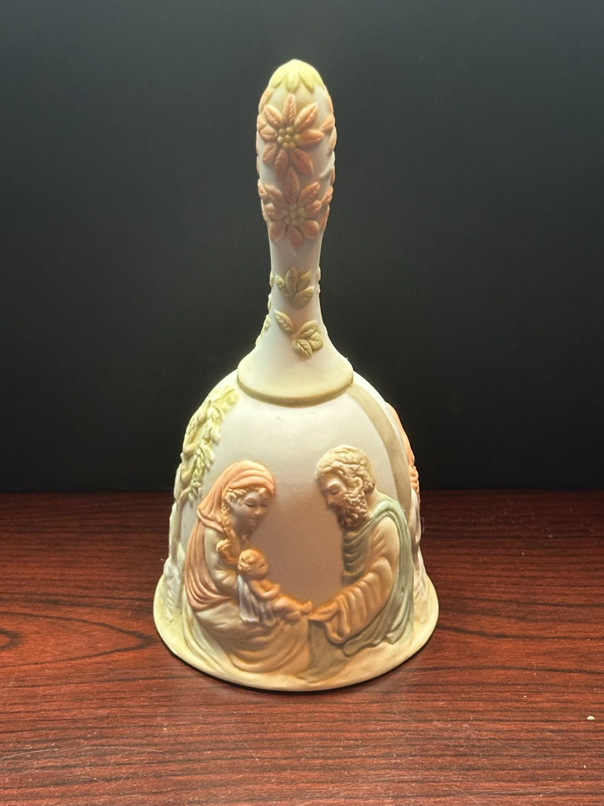 1982 Lefton Christmas Nativity Bell 12491