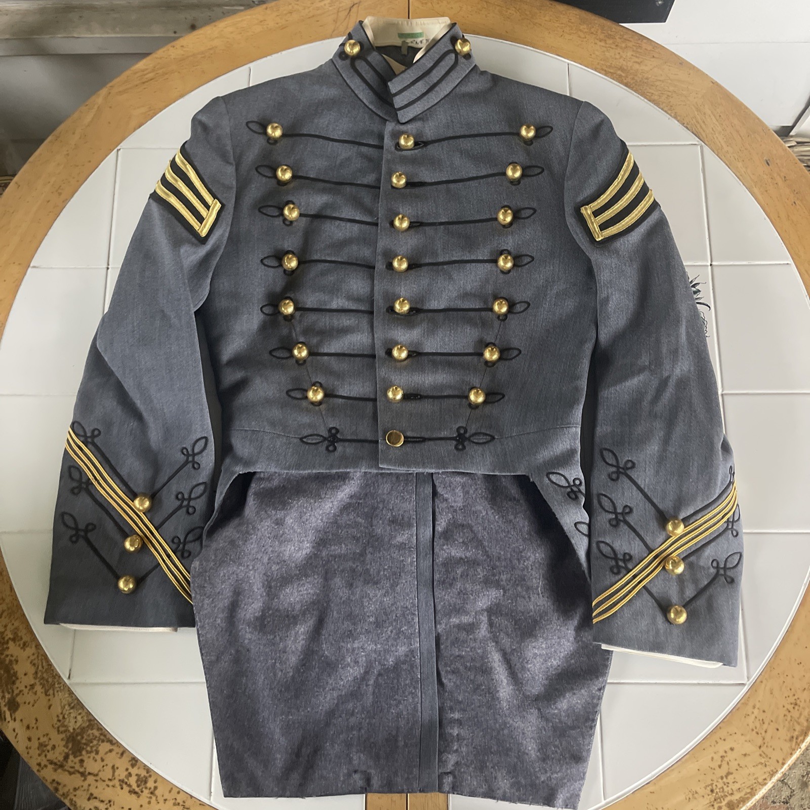 Vintage West Point Cadet Jacket Mens S Gray Wool Dress Parade Uniform US Army 🫡 Vintage West Point Cadet Jacket Mens S Gray Wool Dress Parade Uniform US Army 🫡