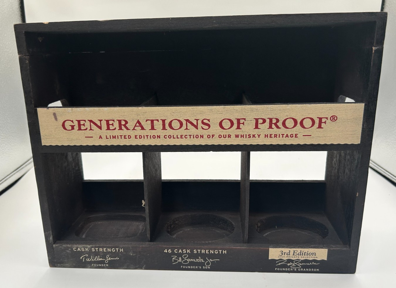 Maker's Mark Generations of Proof Limited Edition Wooden Display Maker's Mark Generations of Proof Limited Edition Wooden Display