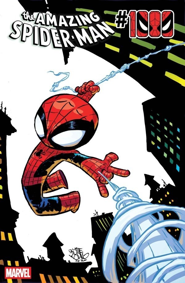 AMAZING SPIDERMAN 1000 36 SKOTTIE YOUNG BABY VARIANT NM vol 7 2026