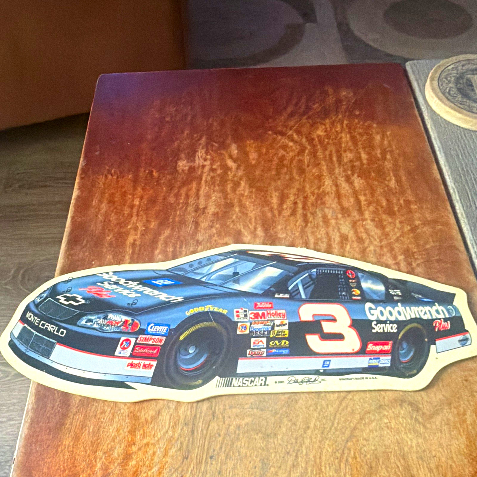 NASCAR Dale Earnhardt #3 Goodwrench Service Plus Monte Carlo Sign/Plaque