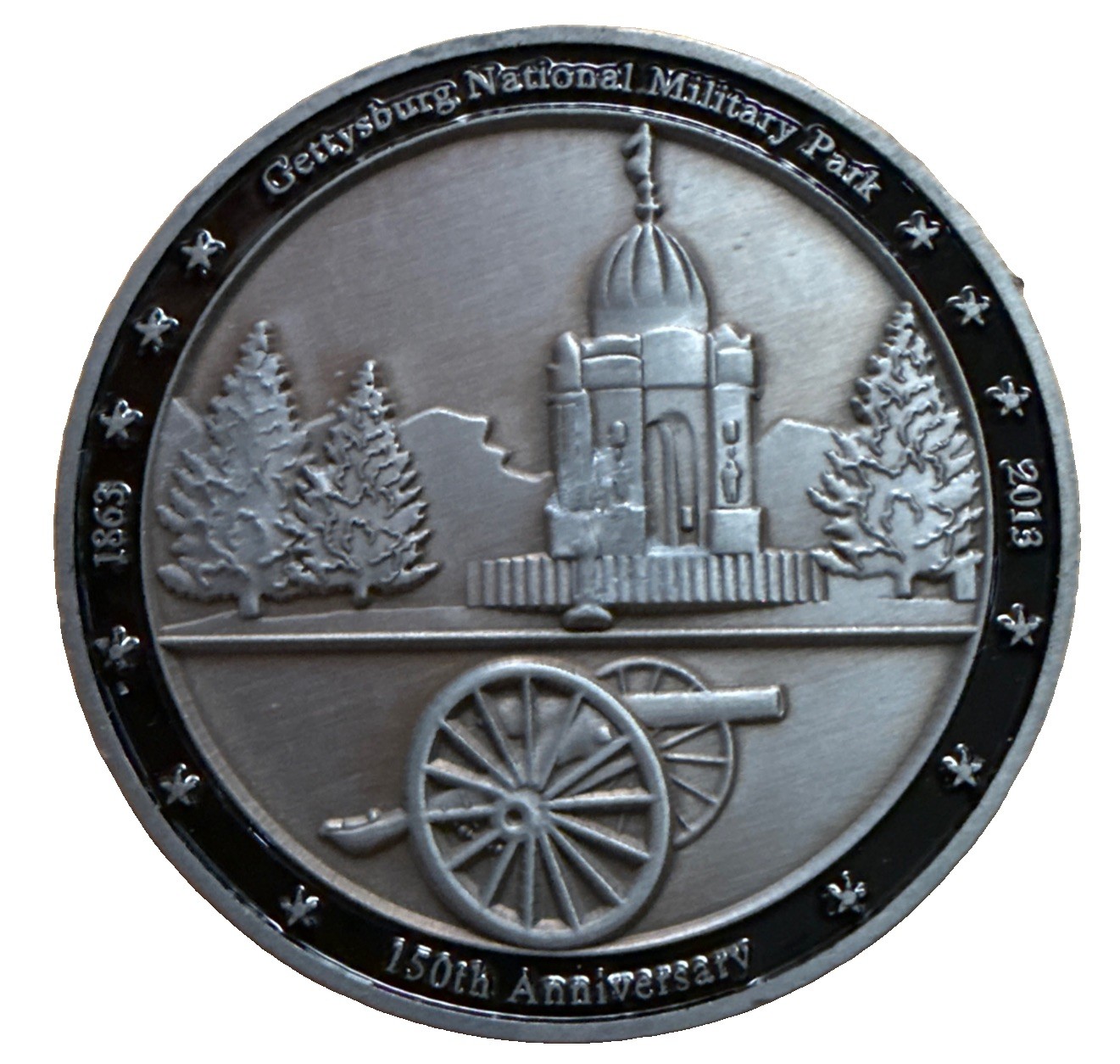 Gettysburg National Military Park 150th Anniversary 1 1/2” Challenge Coin Cc88