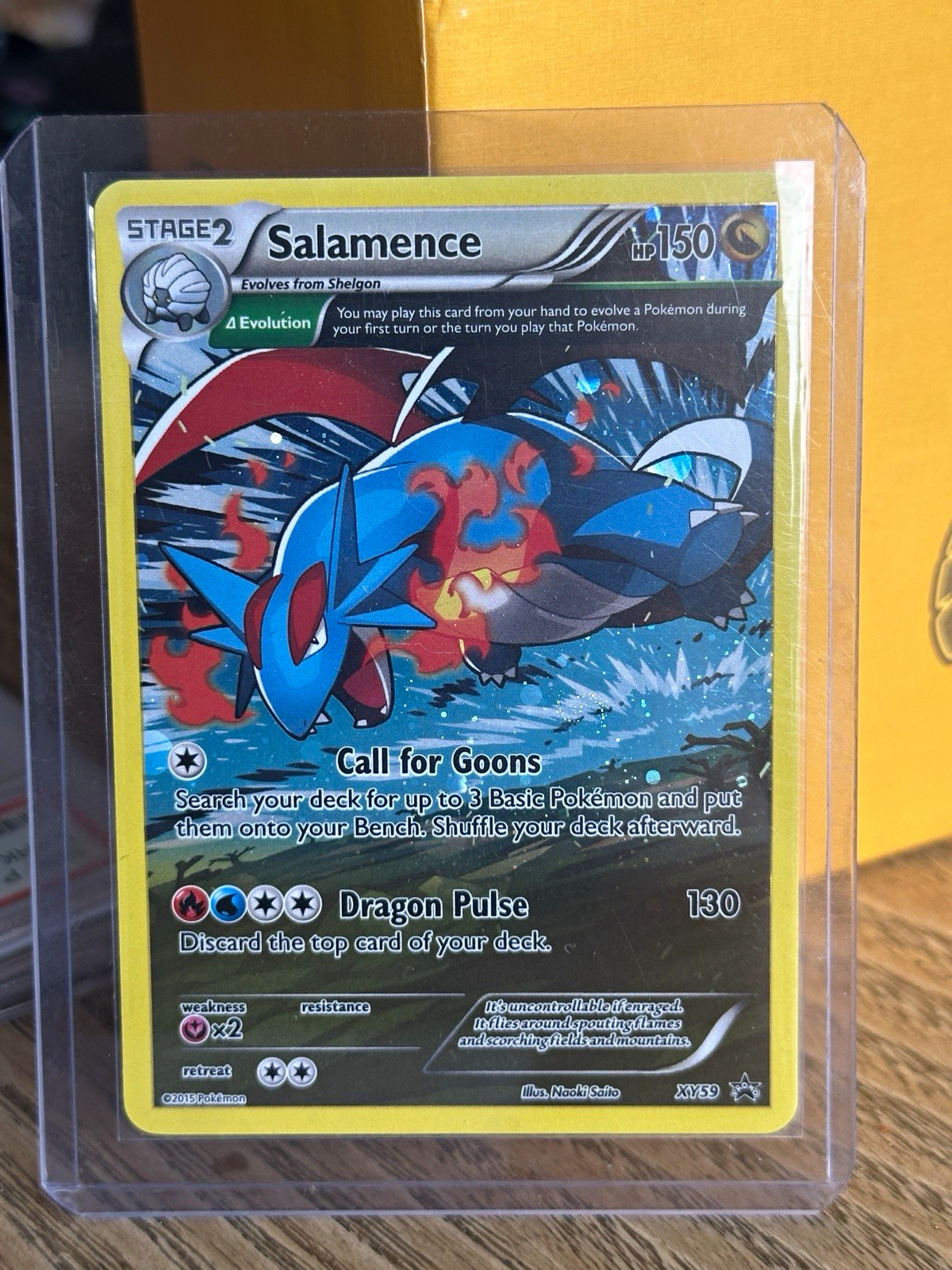 Pokémon TCG Salamence XY59 XY Promo Holo Stage 2 150 HP (2015) EN