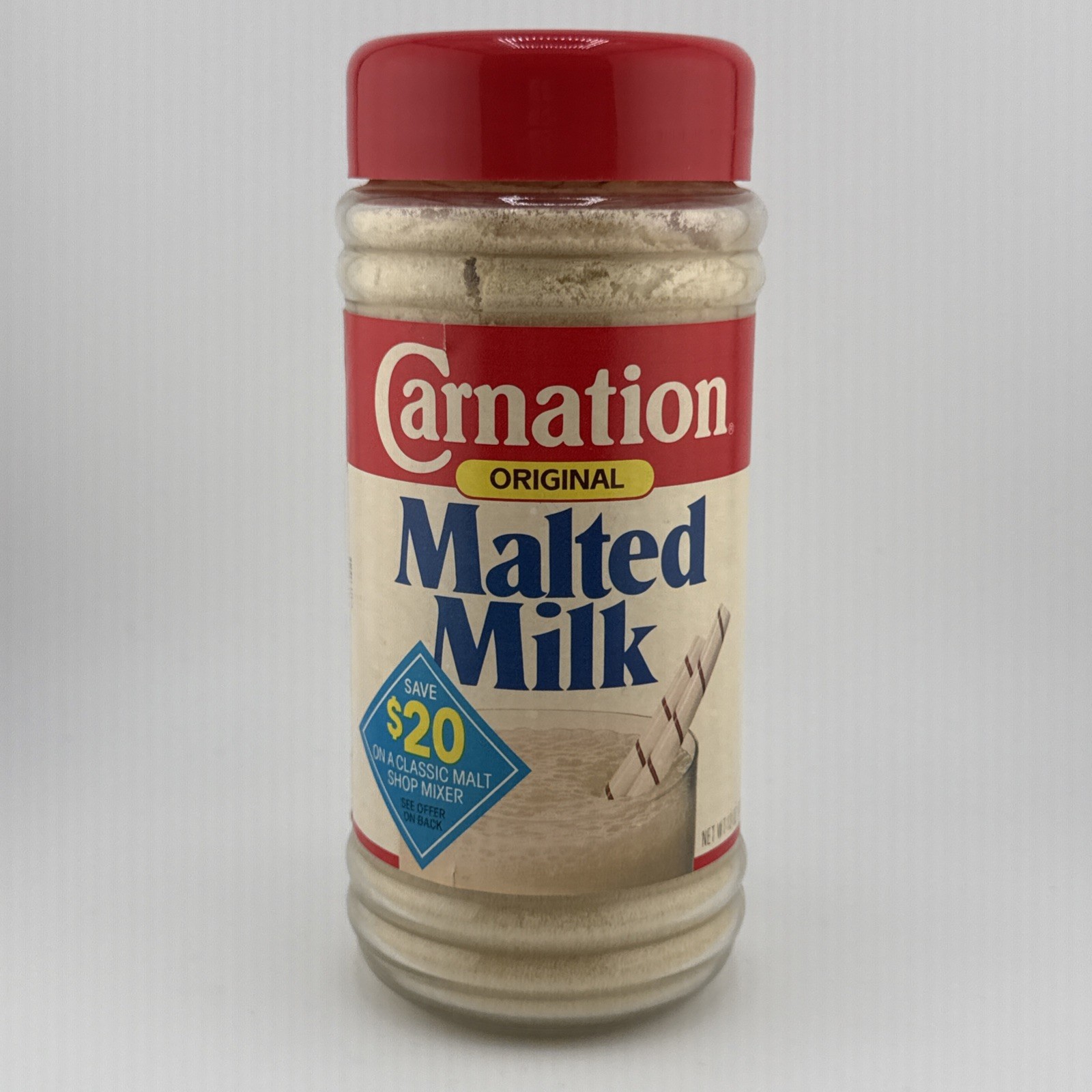 Vintage Carnation Malted Milk 13 Oz 1980’s New Old Stock Sealed Original Classic
