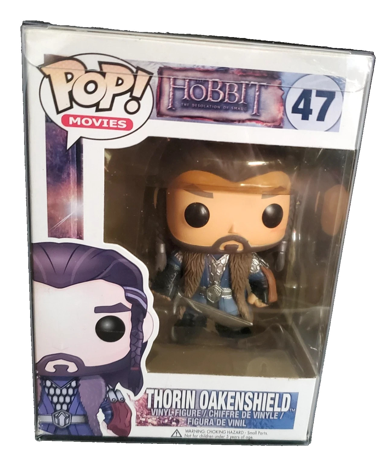 Funko Pop 47 Thorin Oakenshield The Hobbit RARE Lite Damaged Box Funko Pop 47 Thorin Oakenshield The Hobbit RARE Lite Damaged Box