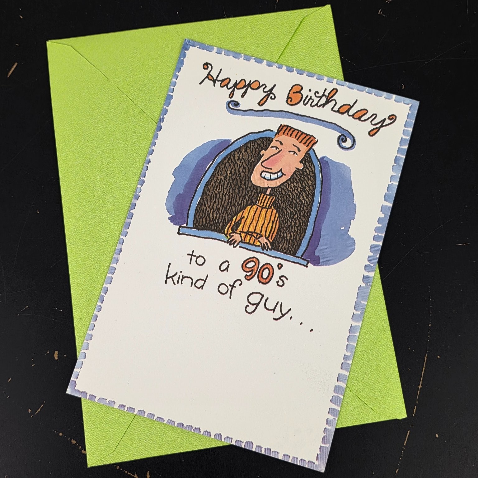 Vintage 78th Street American Greetings Birthday Card 90s Guy Golf Joke Unused