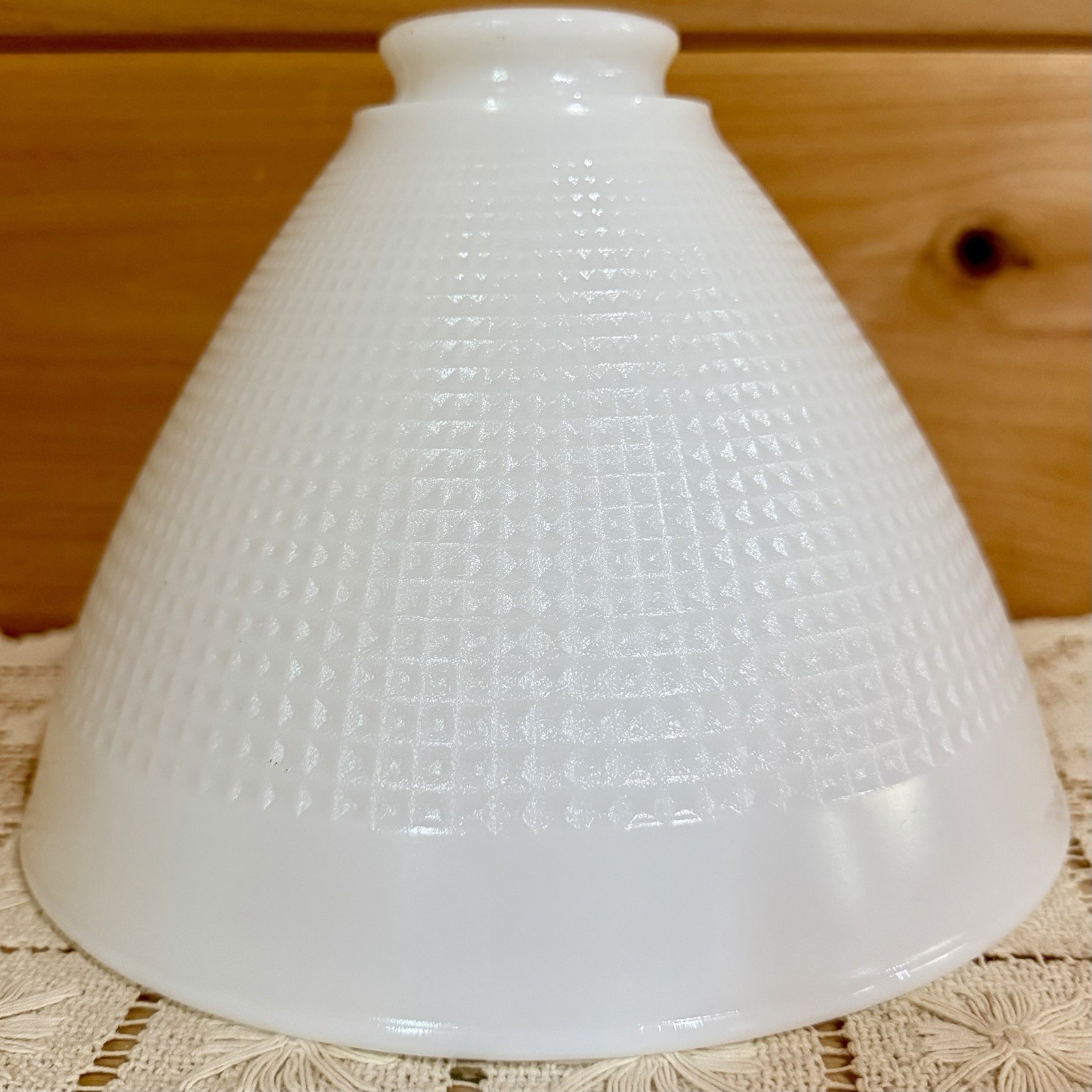 Corning 820120 White Milk Glass Lamp Shade 8\