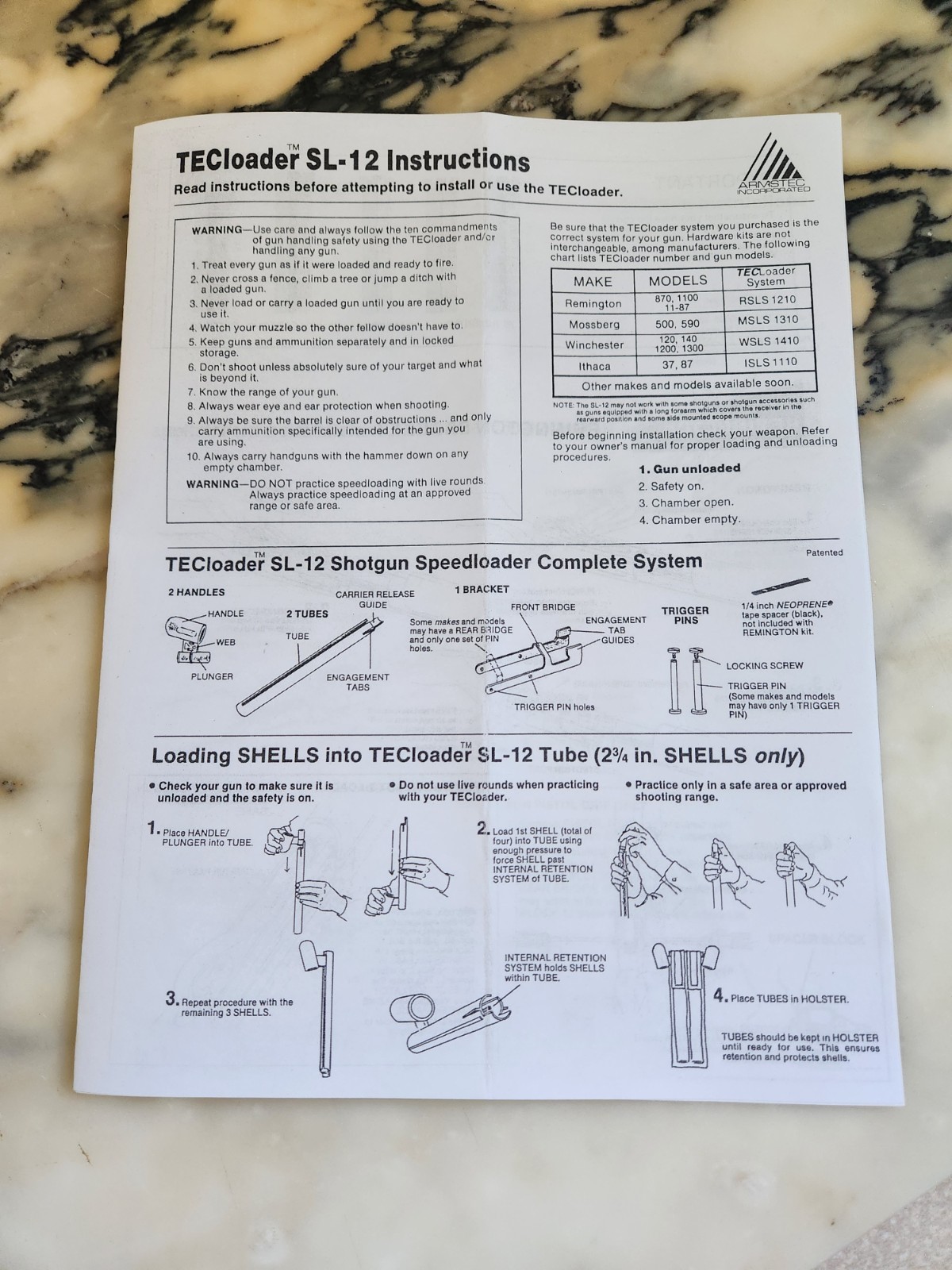Vintage/Rare ARMSTEC/TECloader SL-12, Instructions Install &Use, OLD-BUT-NEW Vintage/Rare ARMSTEC/TECloader SL-12, Instructions Install &Use, OLD-BUT-NEW