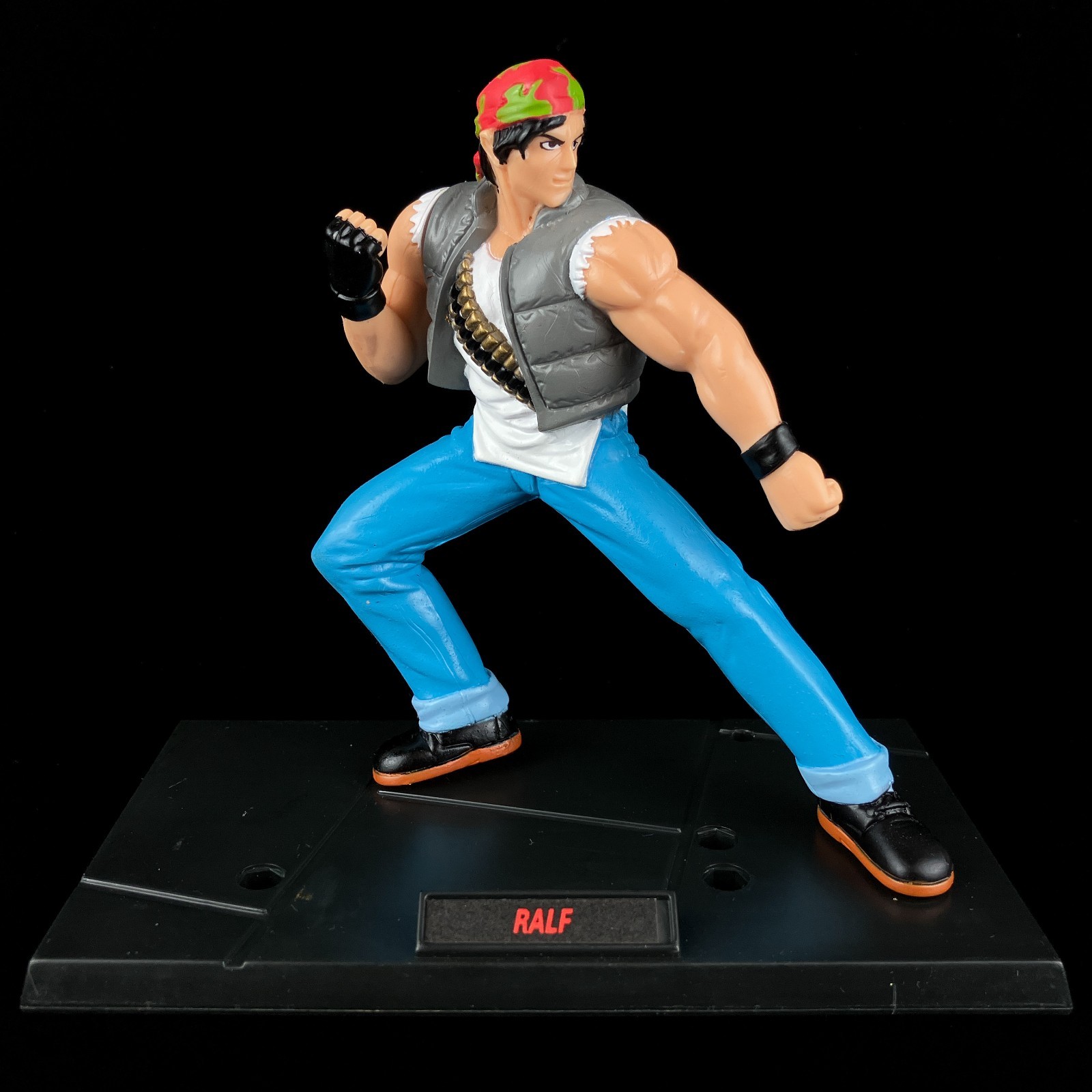 Vintage SEGA The King of Fighters Ralf Jones '95 Collection Figure Japan Import
