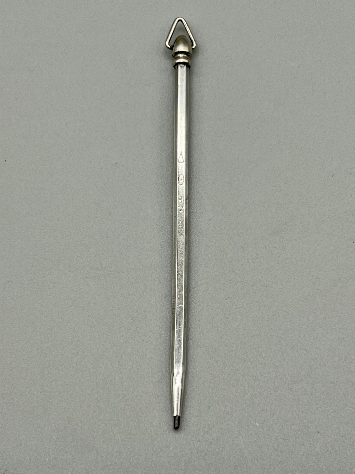 VTG Delta Theta Phi Law Fraternity Silver Tone Working 3.5” Mechanical Pencil