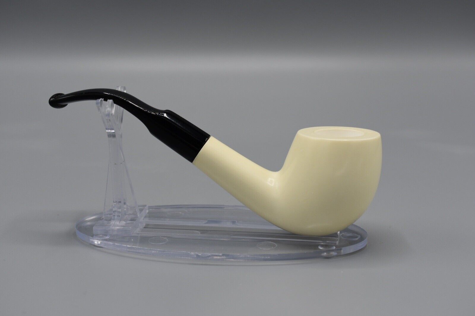 Smooth Full Bent Pipe By Tekin-new-block Meerschaum Handmade Custom Case#775