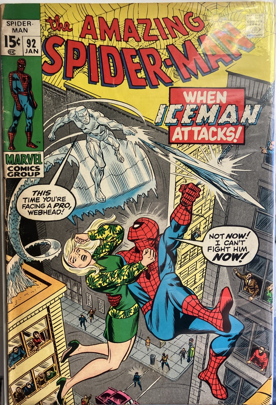 The Amazing Spider-Man #92 (Marvel Comics January 1971)