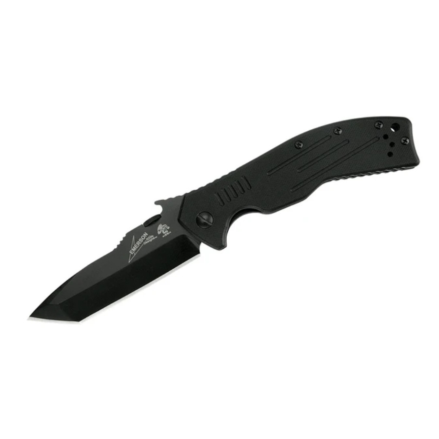 Kershaw Emerson CQC-8K 6044TBLK Wave Pocket Knife Tanto Folding Tactical G10 NIB