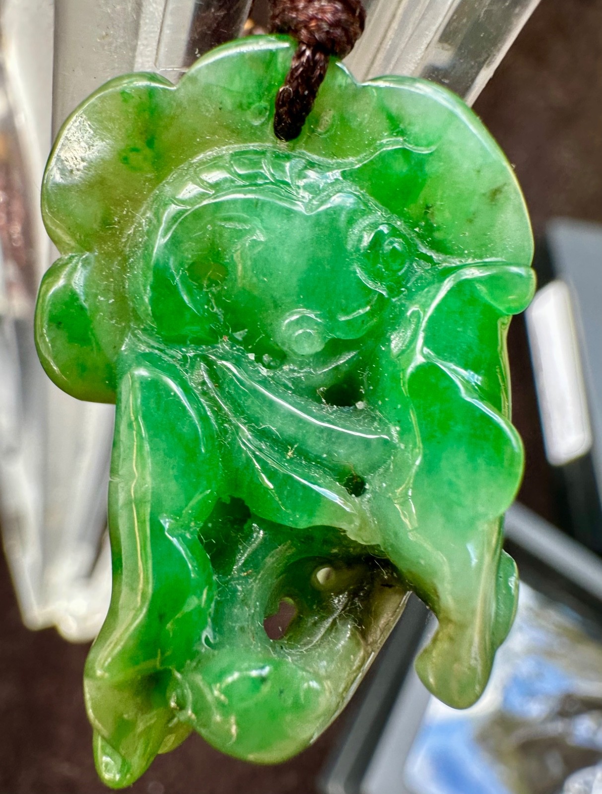 VINTAGE /ANTIQUE GRADE A JADEITE CARVING
