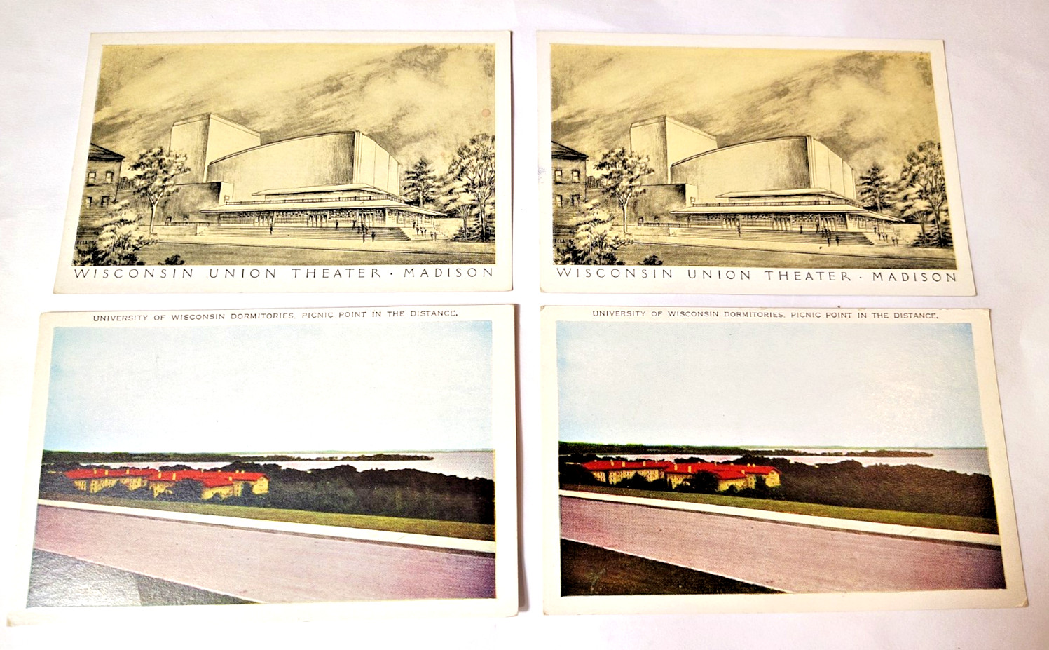 4 UNIVERSITY OF WISCONSIN Postcards 4 UNIVERSITY OF WISCONSIN Postcards