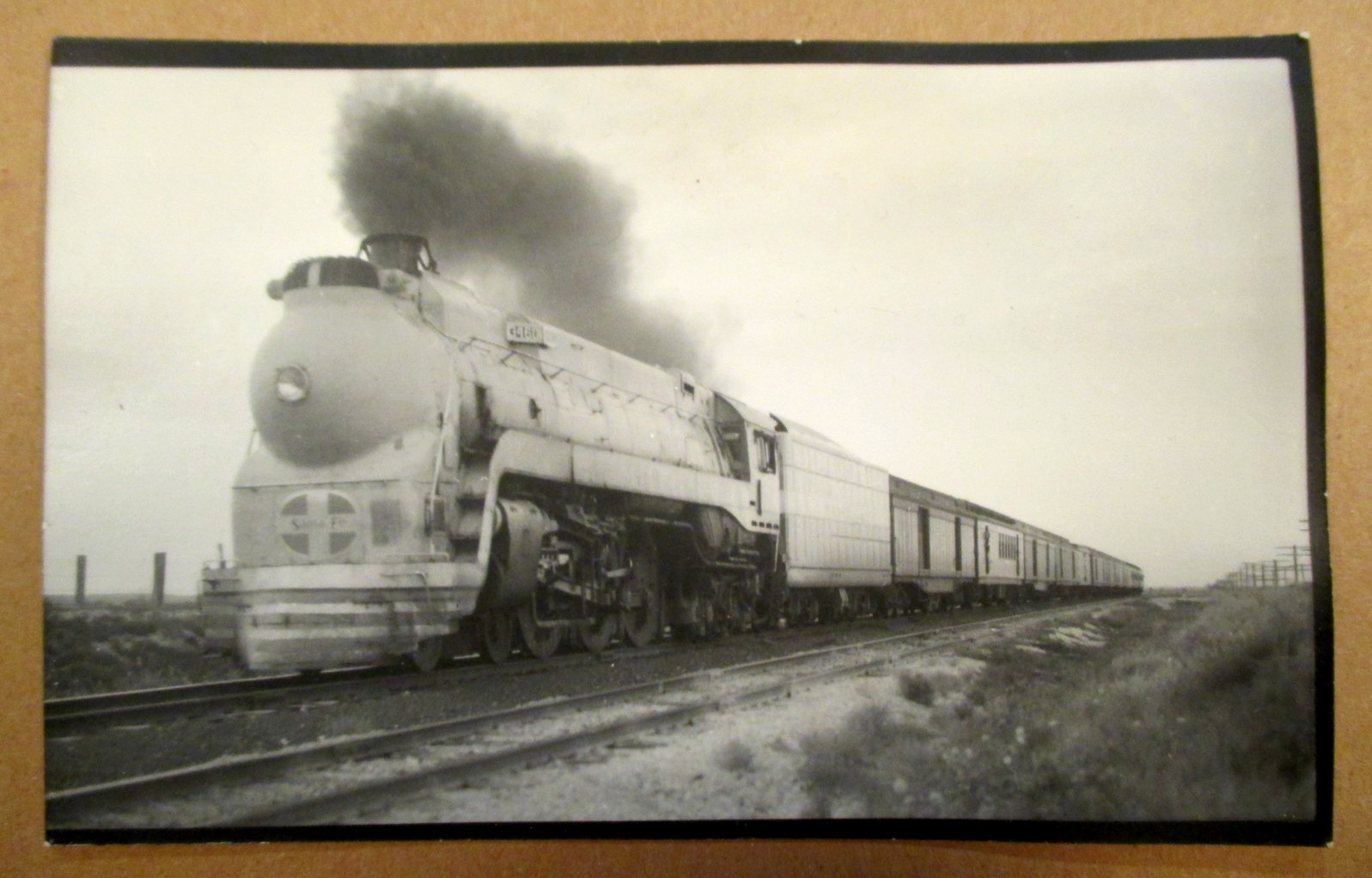RPPC Atchison Topeka Santa Fe ATSF 3460 BLUE GOOSE Fast Mail Express OTTO PERRY