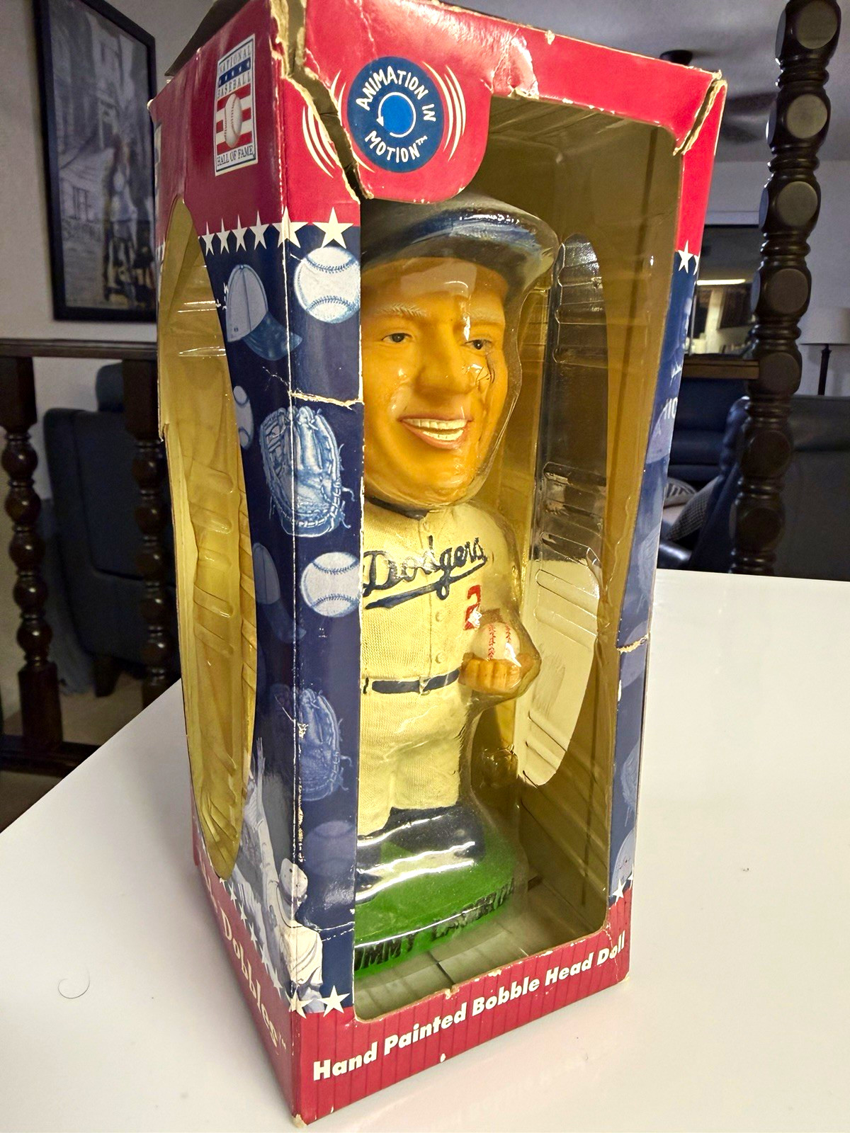Vintage Tommy Lasorda Bobblehead LA Dodgers Hall of Fame Collectible Series NIB