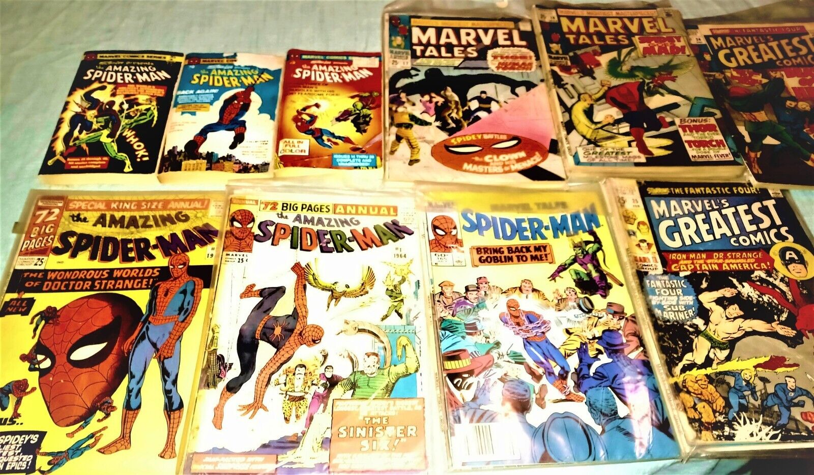Collectible Marvel Comics and Mini-Marvel Comic Books