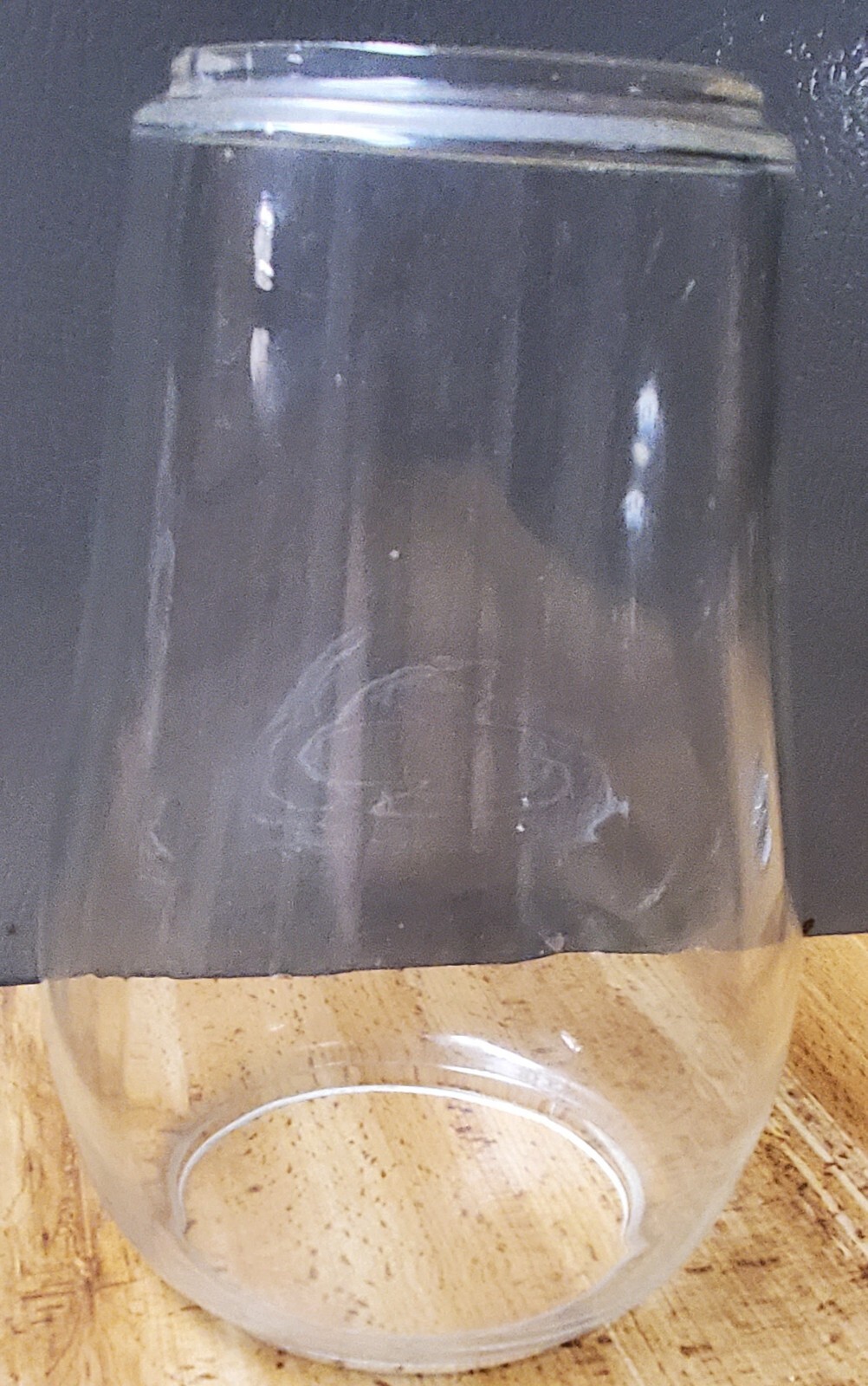 Clear Glass Railroad Lantern Globe Signal Lamp 6 3/4\