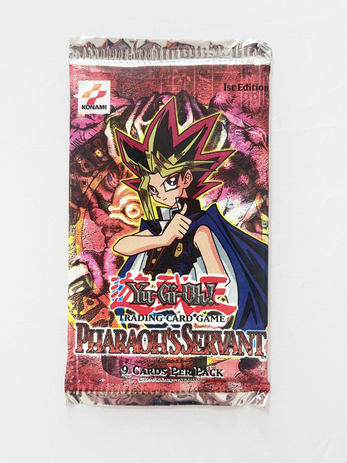 Yu-Gi-Oh Pharaoh's Servant 1st Edition Sealed Booster Pack Yu-Gi-Oh Pharaoh's Servant 1st Edition Sealed Booster Pack