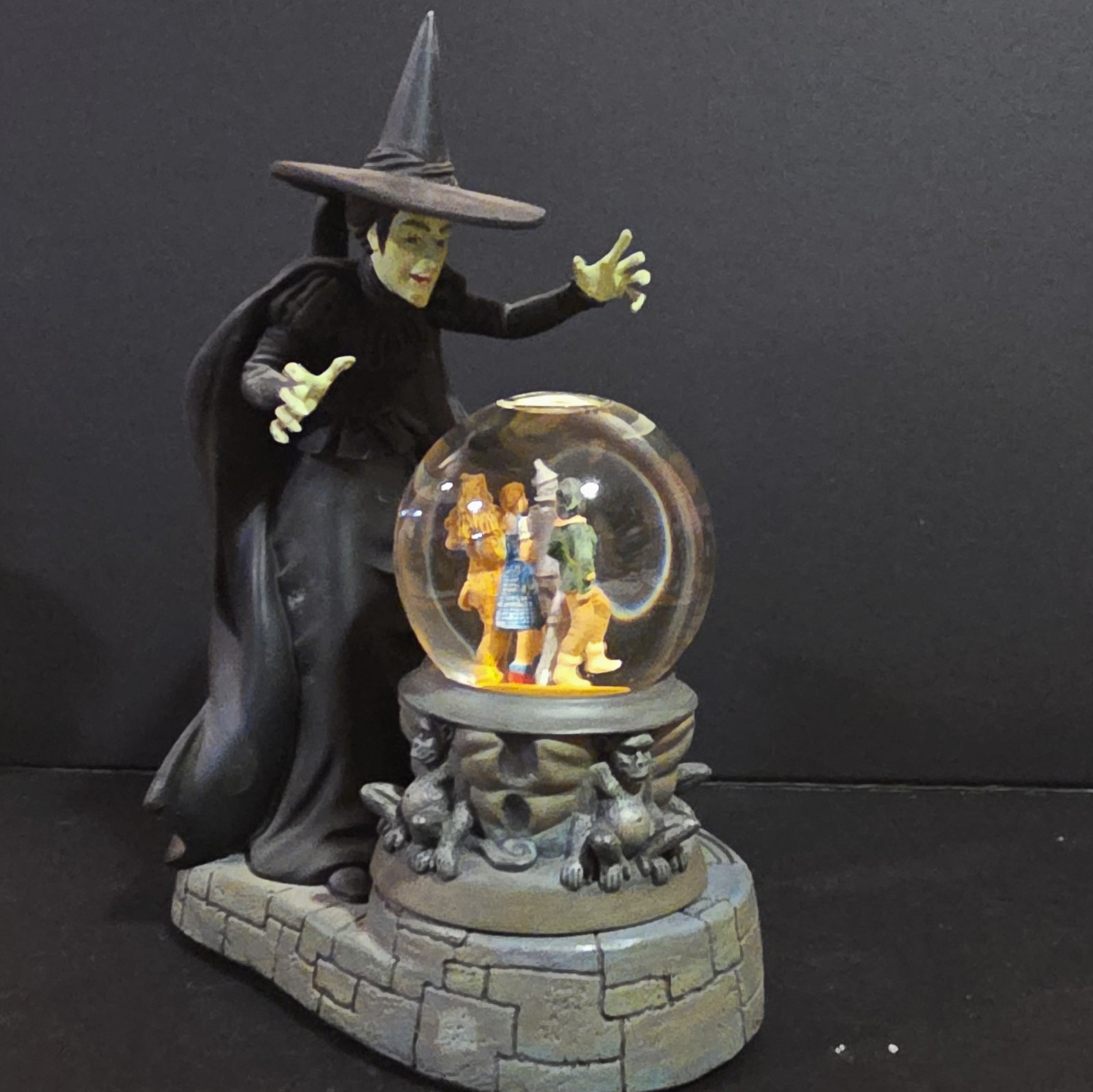 Wicked Witch of the West Wizard of Oz 1995 Resin/Glass 3D 9in Figurine Wicked Witch of the West Wizard of Oz 1995 Resin/Glass 3D 9in Figurine