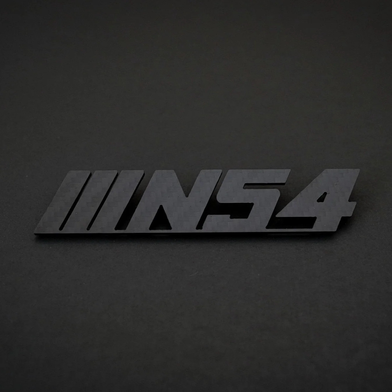 BMW Carbon Fiber N54 Emblem Gloss & Matte
