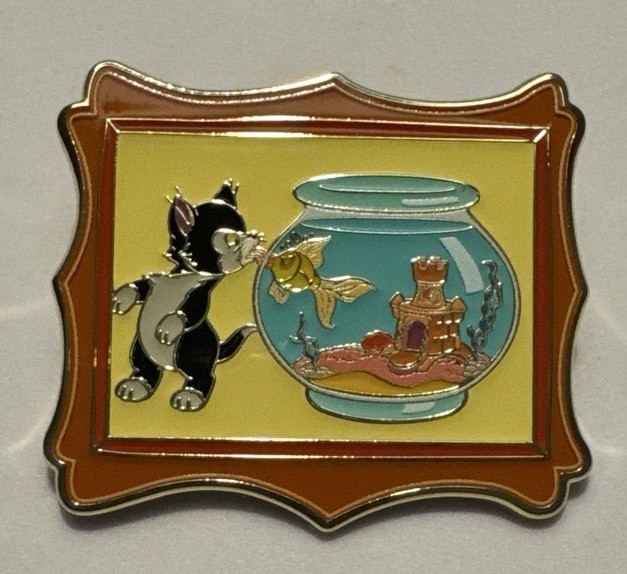 Disney BoxLunch Pinocchio Mystery Figaro and Cleo Enamel Pin