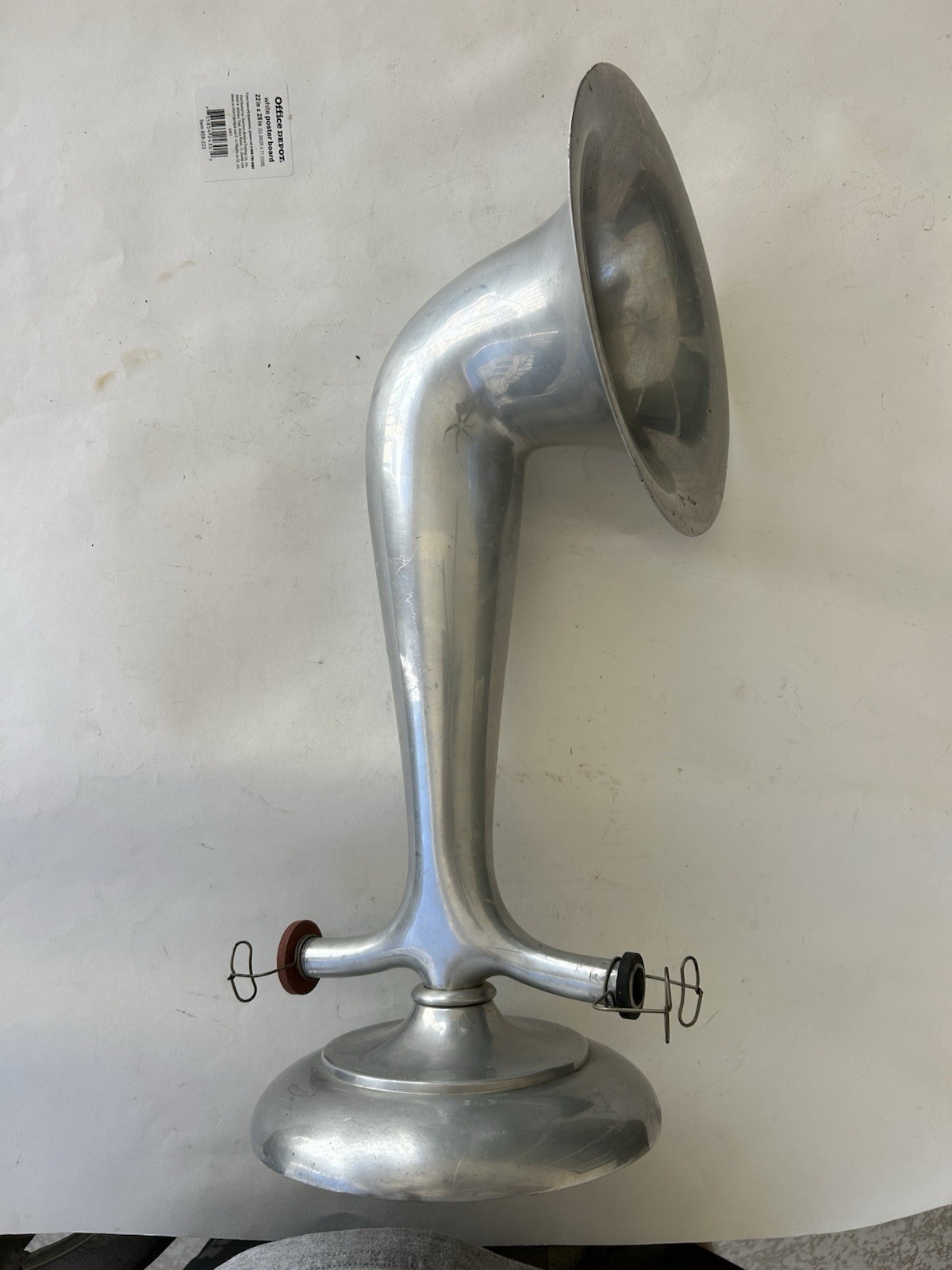 Very Rare Early 1920’s Radio Headphones Horn Speaker - Nice Condition - 18” Tall Very Rare Early 1920’s Radio Headphones Horn Speaker - Nice Condition - 18” Tall