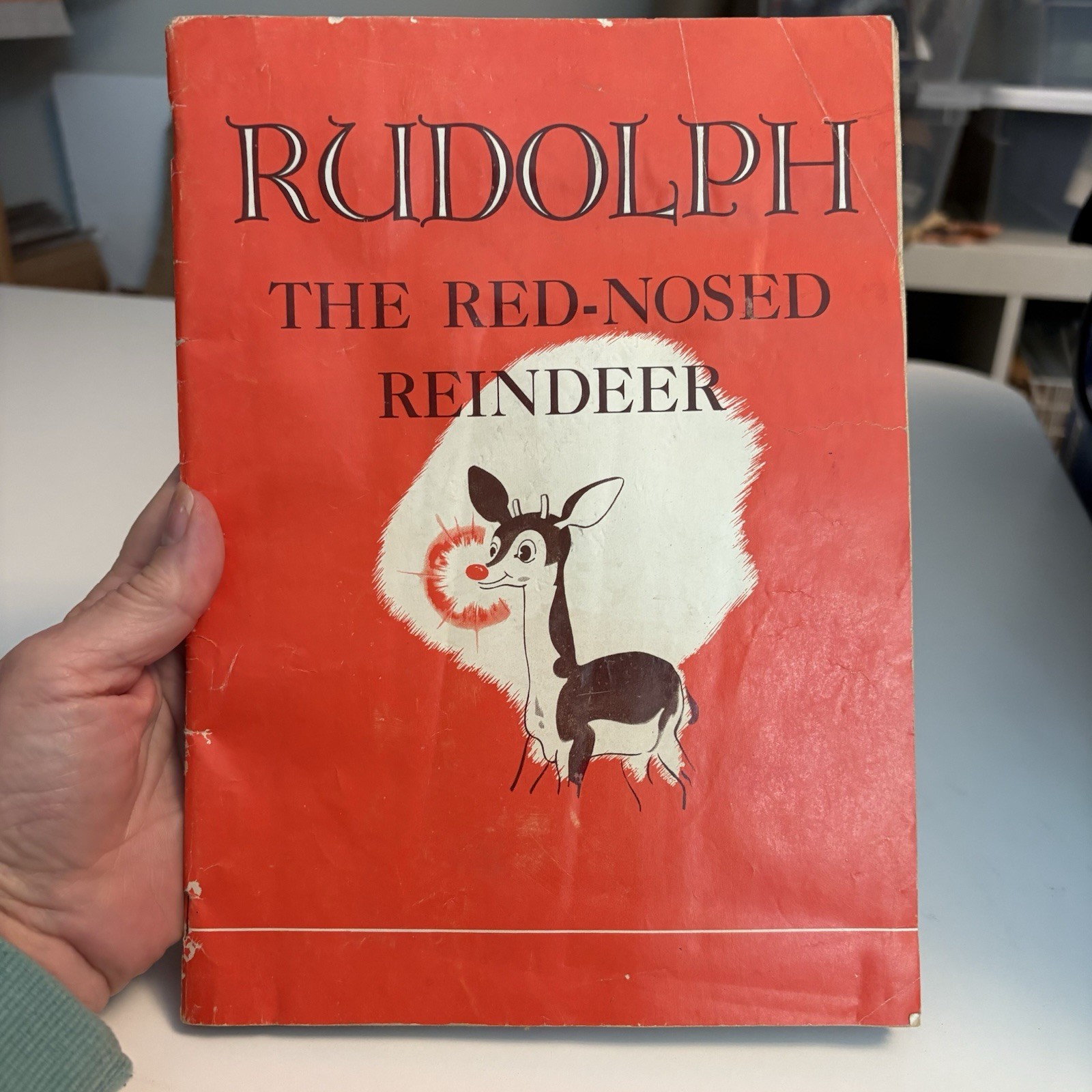 Rudolph Red-Nosed Reindeer 1st Edition 1939 Montgomery Ward Christmas Giveaway Rudolph Red-Nosed Reindeer 1st Edition 1939 Montgomery Ward Christmas Giveaway