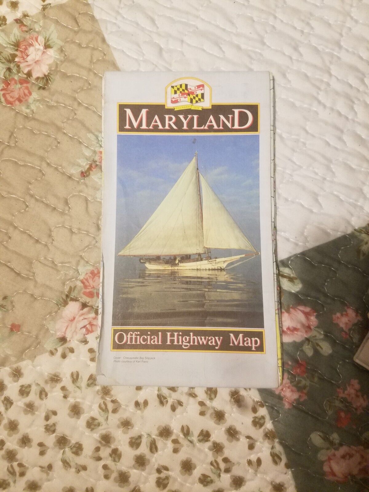 1999-2000 Official Highway Map Maryland