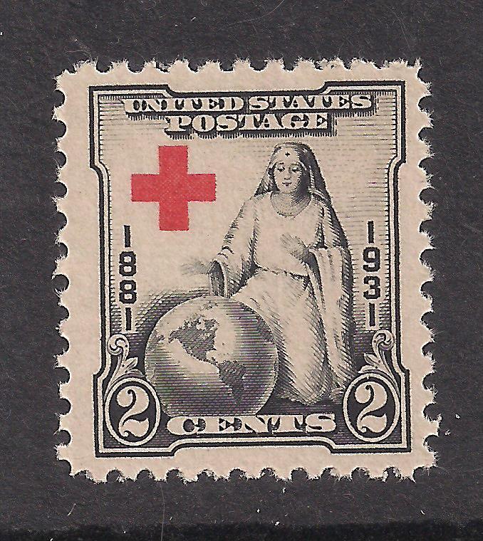1931 AMERICAN RED CROSS 50th ANNIVERSARY - U.S. POSTAGE STAMP - MINT CONDITION