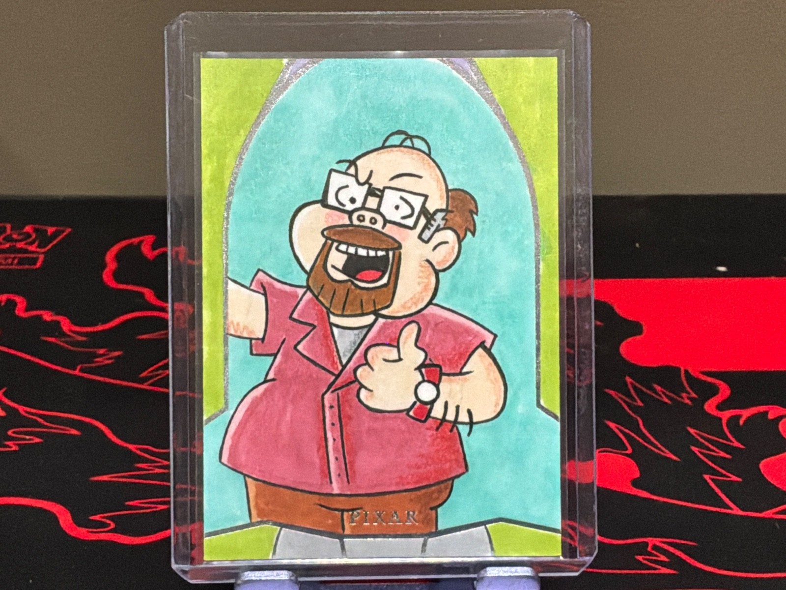 2025 Topps 30 Years Of Toy Story Al McWiggin 1/1 Sketch & Signed By Crockett 2025 Topps 30 Years Of Toy Story Al McWiggin 1/1 Sketch & Signed By Crockett