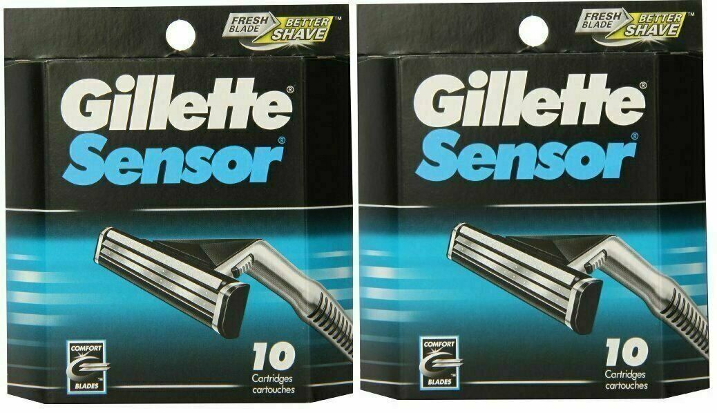 Gillette Sensor Razor Blades - 20 Cartridges