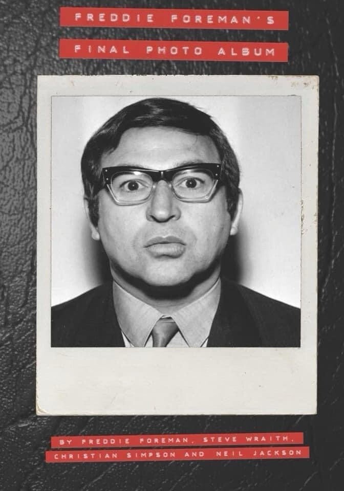 Rare Fred Foreman Photo Album Book & Original Photo From Book of Fred & Courtney
