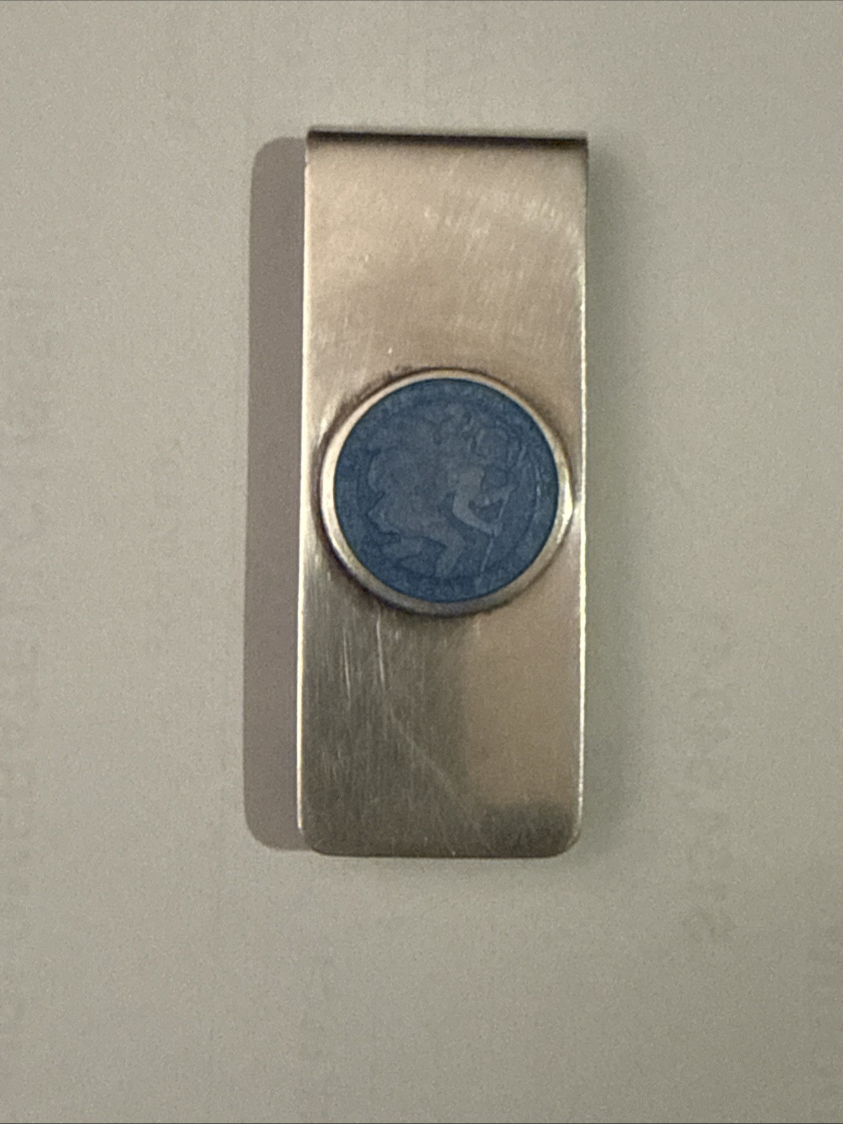Sterling Silver St Christopher Money Clip